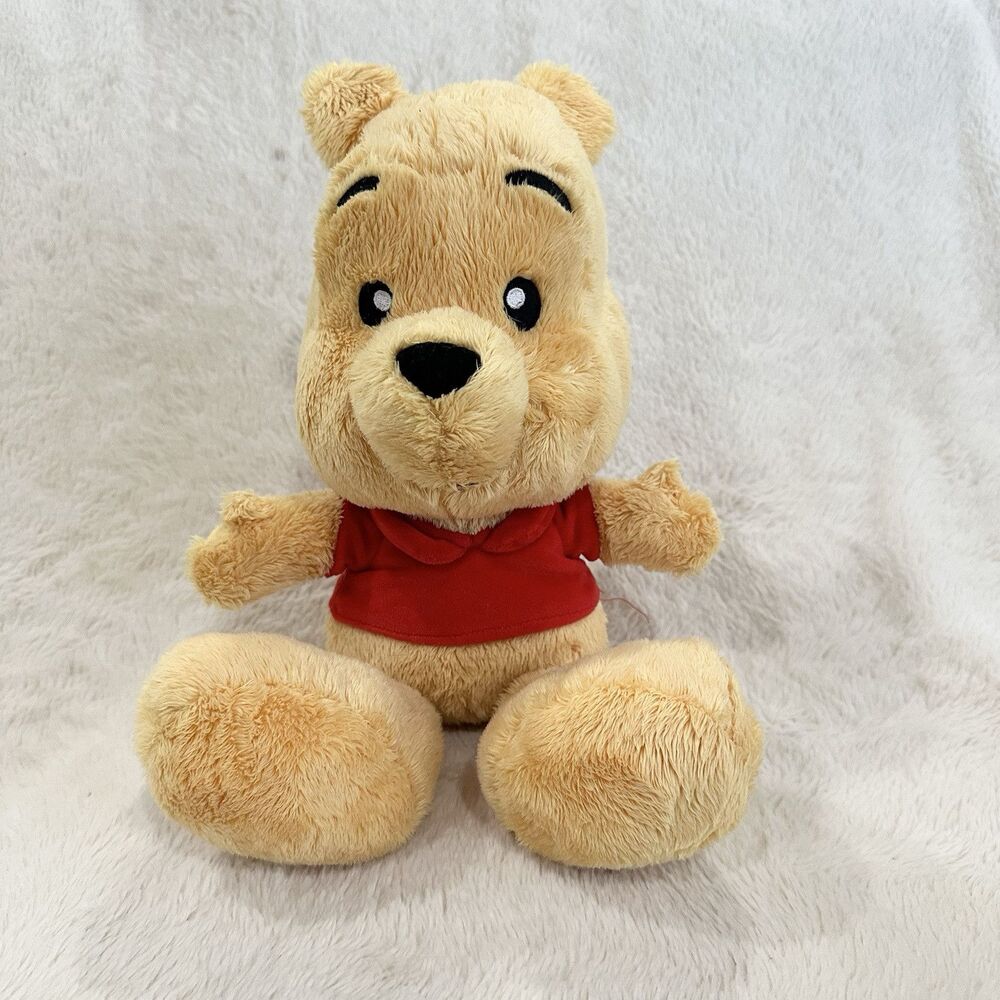 Disney Parks Winnie The Pooh 10” Big Feet Plush Stuffed Animal Toy Bear